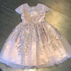 Boutique pink and silver Dress size 7